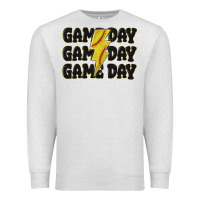 Oatmeal Heather game day game day game day softball Premium Sweatshirt - MaliasSmallBusiness