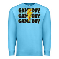 Ocean Blue game day game day game day softball Premium Sweatshirt - MaliasSmallBusiness