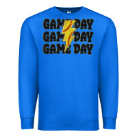 True Royal game day game day game day softball Premium Sweatshirt - MaliasSmallBusiness