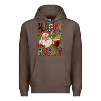 Coffee happy holiday santa claus christmas Premium Hoodie - FaDigitalArtStudio