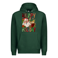 Sports Green happy holiday santa claus christmas Premium Hoodie - FaDigitalArtStudio