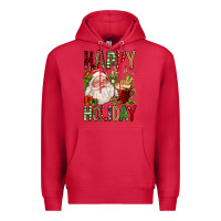 Cardinal happy holiday santa claus christmas Premium Hoodie - FaDigitalArtStudio