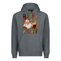 Rock happy holiday santa claus christmas Premium Hoodie - FaDigitalArtStudio