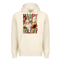 Tofu happy holiday santa claus christmas Premium Hoodie - FaDigitalArtStudio
