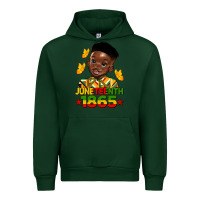 Forest Green juneteenth 1865 black boy Urban Hoodie - HRA Design Shop