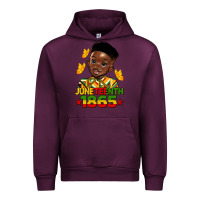 Mauve Wine juneteenth 1865 black boy Urban Hoodie - HRA Design Shop