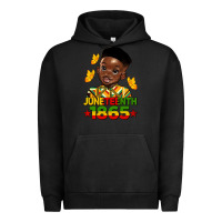 Pigment Black juneteenth 1865 black boy Urban Hoodie - HRA Design Shop