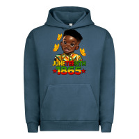 Pigment Midnight Navy juneteenth 1865 black boy Urban Hoodie - HRA Design Shop
