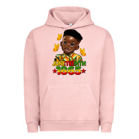 Pigment Salmon juneteenth 1865 black boy Urban Hoodie - HRA Design Shop