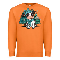 Carrot winter i'm udderly freezing baby cow Premium Sweatshirt - MaliasSmallBusiness