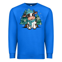 True Royal winter i'm udderly freezing baby cow Premium Sweatshirt - MaliasSmallBusiness