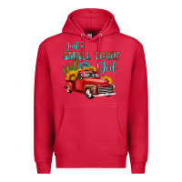 Cardinal just a small town girl with car Premium Hoodie - HRA Design Shop