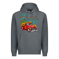 Rock just a small town girl with car Premium Hoodie - HRA Design Shop