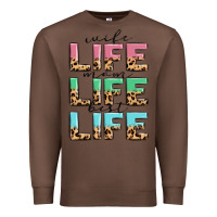 Chestnut wife life mom life best life Premium Sweatshirt - MaliasSmallBusiness