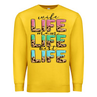 Lemon wife life mom life best life Premium Sweatshirt - MaliasSmallBusiness