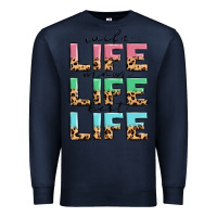 Wife Life Mom Life Best Life Premium Sweatshirt | Teevron