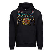 Black blessed mom Urban Hoodie - CowhideDigitalArt