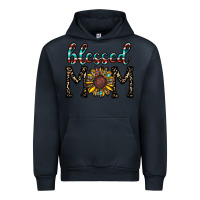 Navy blessed mom Urban Hoodie - CowhideDigitalArt