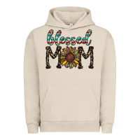 Pigment French Oak blessed mom Urban Hoodie - CowhideDigitalArt