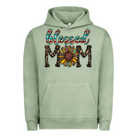 Pigment Oil Green blessed mom Urban Hoodie - CowhideDigitalArt