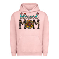 Pigment Salmon blessed mom Urban Hoodie - CowhideDigitalArt