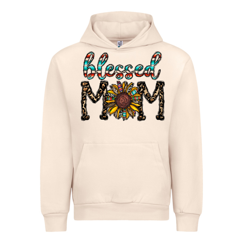Blessed Mom Urban Hoodie by CowhideDigitalArt | Teevron