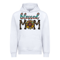 White blessed mom Urban Hoodie - CowhideDigitalArt