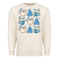 Sandshell santa claus doodles christmas Premium Sweatshirt - MaliasSmallBusiness