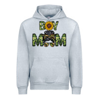 Heather Grey boy mom Urban Hoodie - CowhideDigitalArt