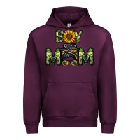Mauve Wine boy mom Urban Hoodie - CowhideDigitalArt