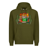 Army Green cinco de mayo truck Premium Hoodie - RacoonDesign