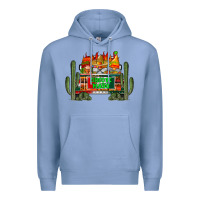 Colony Blue cinco de mayo truck Premium Hoodie - RacoonDesign