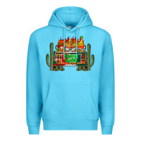 Ocean Blue cinco de mayo truck Premium Hoodie - RacoonDesign
