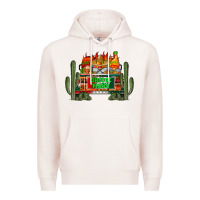 Pale Pink cinco de mayo truck Premium Hoodie - RacoonDesign