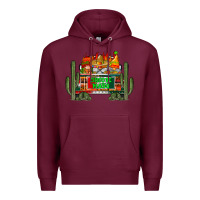 Burgundy cinco de mayo truck Premium Hoodie - RacoonDesign