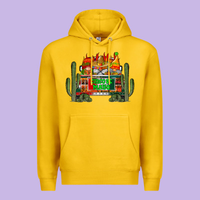 Cinco De Mayo Truck Premium Hoodie Designed By Racoondesign