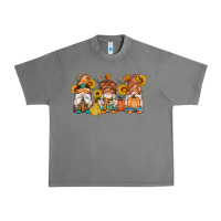 Tornado fall gnomes pumpkin sunflowers Urban Heavy Tee - Artiststas