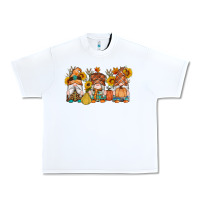 White fall gnomes pumpkin sunflowers Urban Heavy Tee - Artiststas