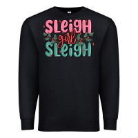 Black sleigh girl sleigh christmas Premium Sweatshirt - MaliasSmallBusiness