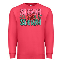 Cardinal sleigh girl sleigh christmas Premium Sweatshirt - MaliasSmallBusiness