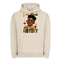 Pigment French Oak i am black history black boy Urban Hoodie - HRA Design Shop