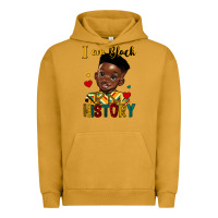 Pigment Peanut Butter i am black history black boy Urban Hoodie - HRA Design Shop