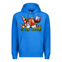 True Royal joy to the world christmas wine Premium Hoodie - FaDigitalArtStudio