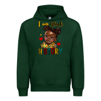 Forest Green i am black history Urban Hoodie - HRA Design Shop
