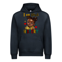 Navy i am black history Urban Hoodie - HRA Design Shop