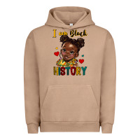 Pigment Burro i am black history Urban Hoodie - HRA Design Shop