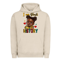 Pigment French Oak i am black history Urban Hoodie - HRA Design Shop