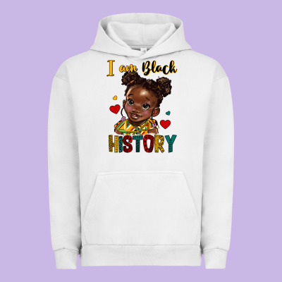 I Am Black History Urban Hoodie Designed By Hra Design Shop