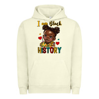 Pigment Pistachio i am black history Urban Hoodie - HRA Design Shop