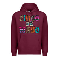 Burgundy cinco de mayo Premium Hoodie - RacoonDesign